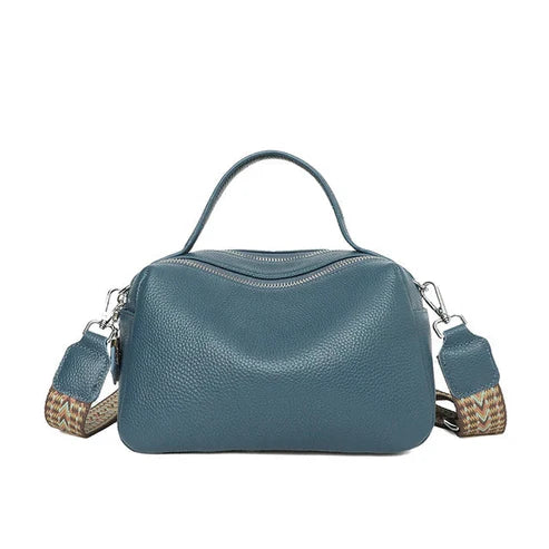 Avery Pebbled Boston Bag