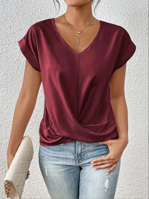 Jocelyn | Casual-Chic Short Sleeve T-Shirt