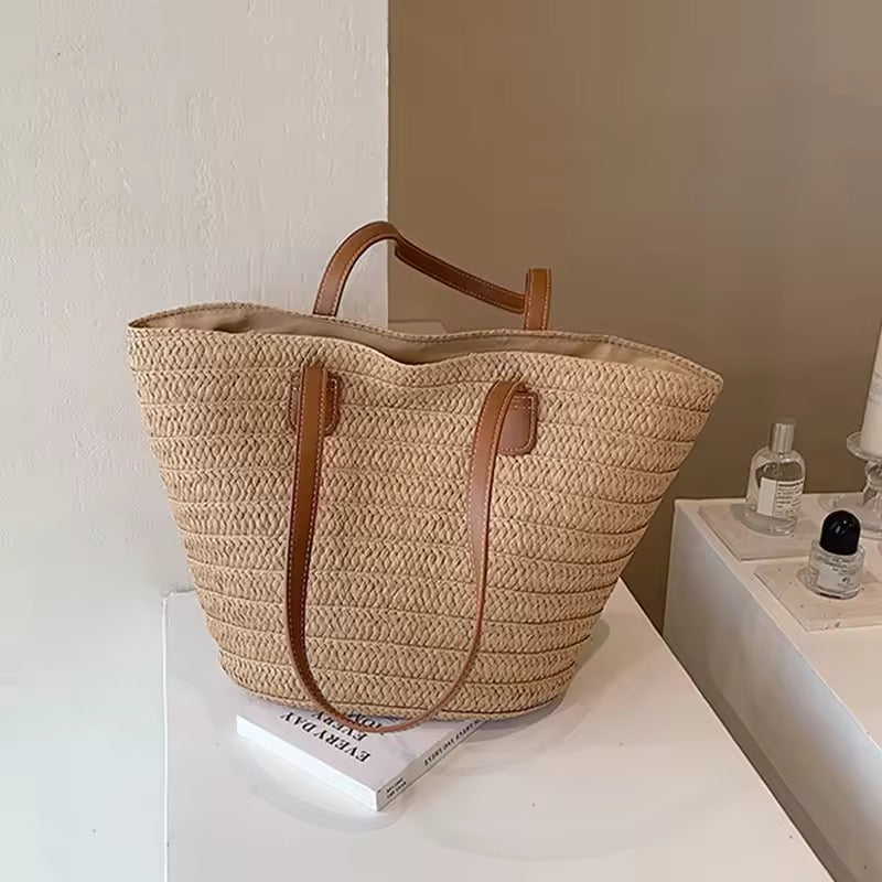 Camille Woven Tote Bag