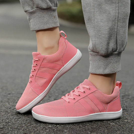 Luna Pink Mesh Sneakers