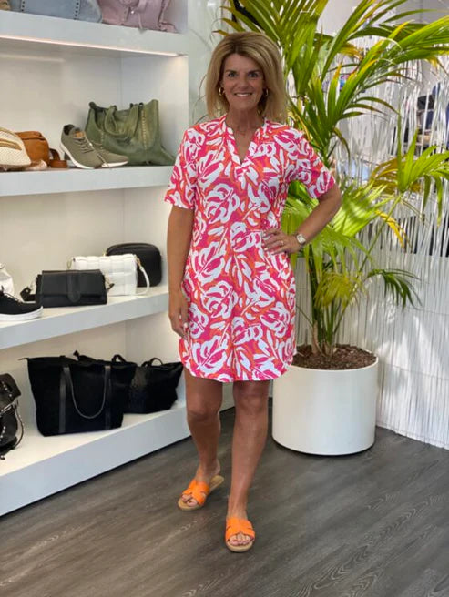 Ruby Floral Print Shirt Dress