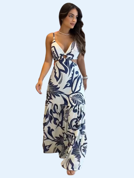 Isla Print Maxi Dress