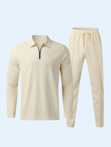Serene Knit Polo Set