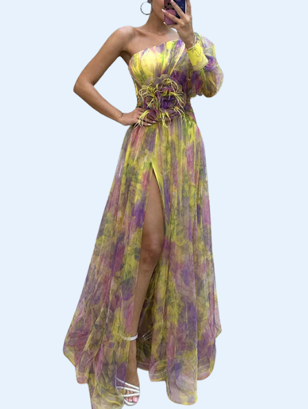 Celestia Chiffon Gown