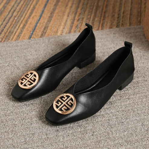 Gemma Emblem Ballet Flats
